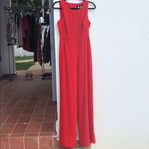 BCBG Red Romper
